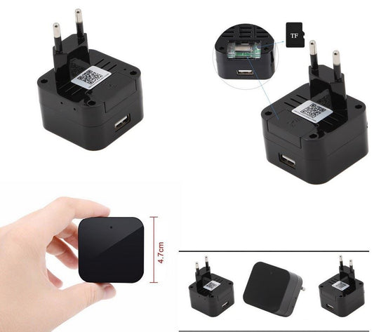 Caricatore spia con telecamera occultata