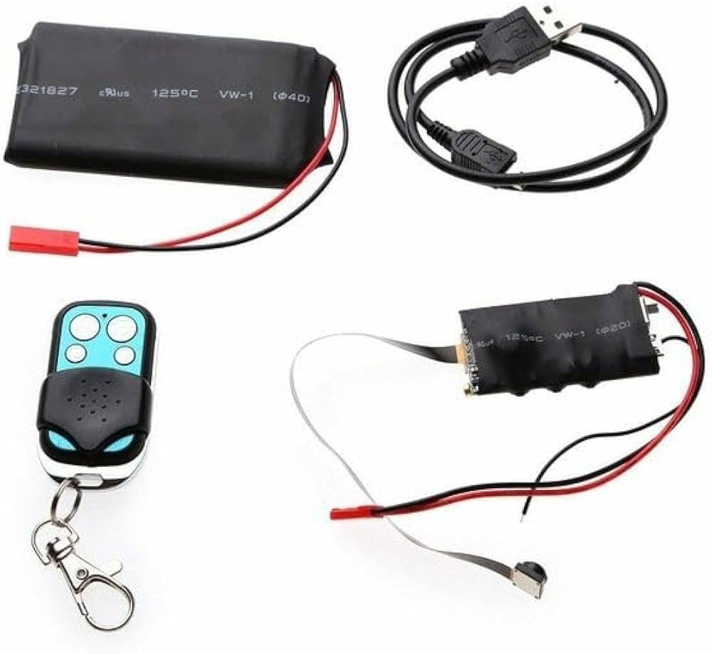 Micro telecamera a registrazione con telecomando