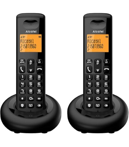 ALCATEL E160 - Telefono Fisso Cordless