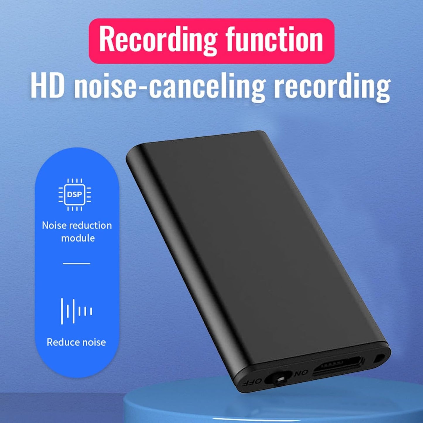 Microregistratore Q1 – Mini Registratore Ambientale con Attivatore Vocale