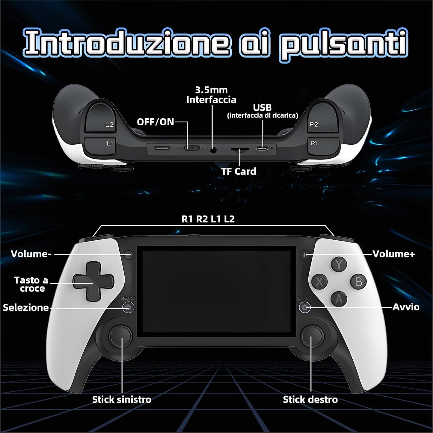 CONSOLE PROJECT X MODELLO PLAYSTATION PORTAL 30500 GIOCHI FHD