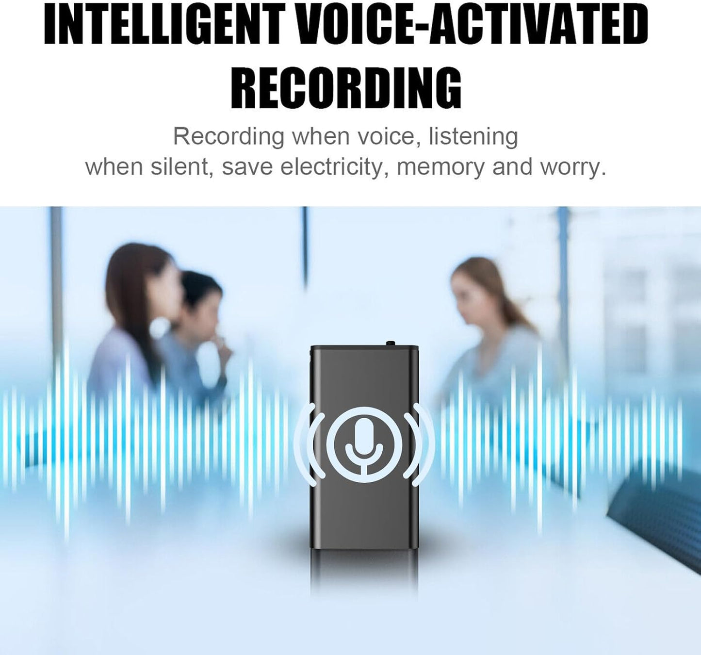 Microregistratore Q1 – Mini Registratore Ambientale con Attivatore Vocale