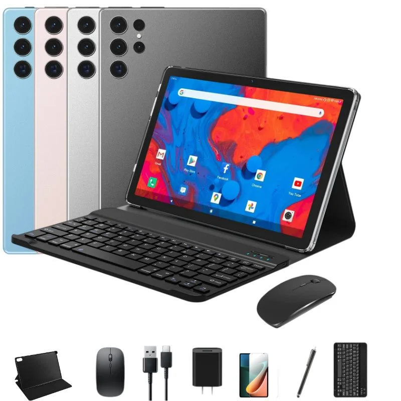 TABLET 10.1 Tab S25 Ultra Pro 10.1" – Tablet Android 15 con 18GB RAM, 512GB Storage, 5G e Accessori Inclusi