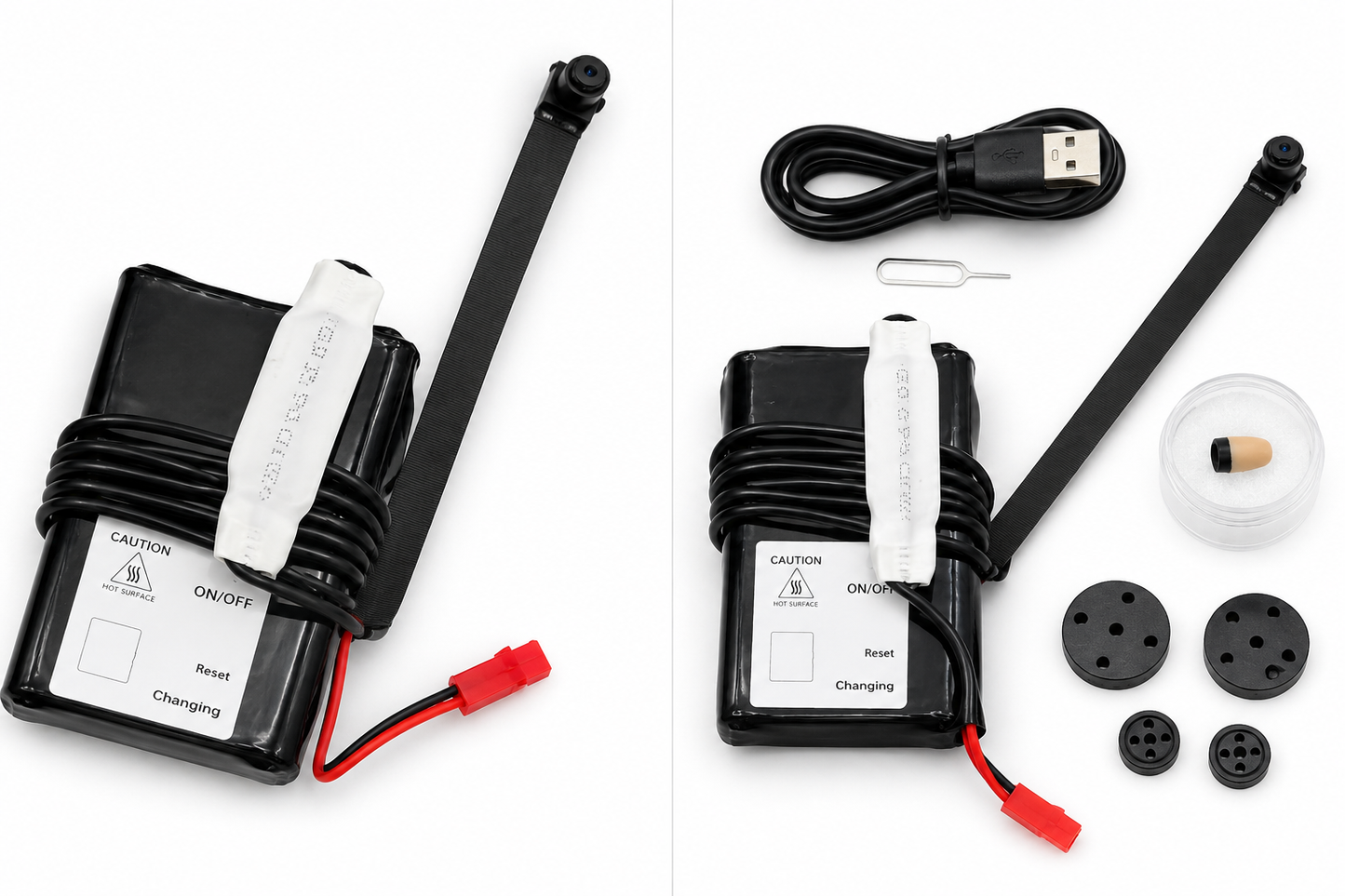 KIT MICROCAMERA E MINI AURICOLARE