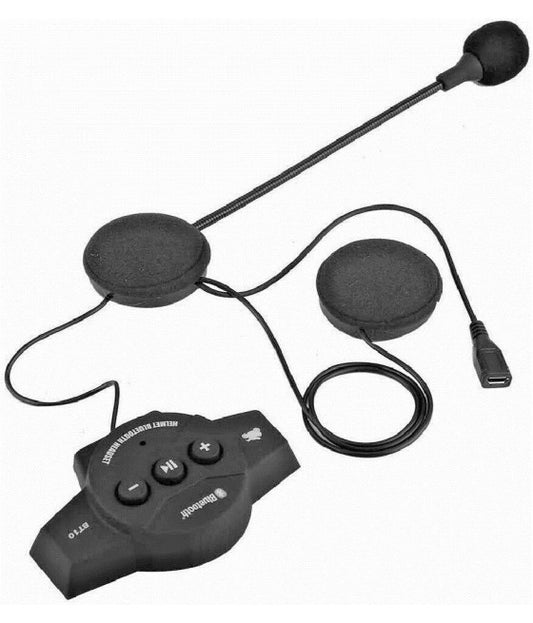 CUFFIE AURICOLARI BLUETOOTH PER INTERNO CASCO