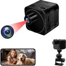 Mini Telecamera Wi-Fi 4K con Visione Notturna e Rilevamento del Corpo Umano