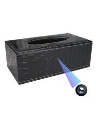 Porta tovaglioli spia con telecamera occultata