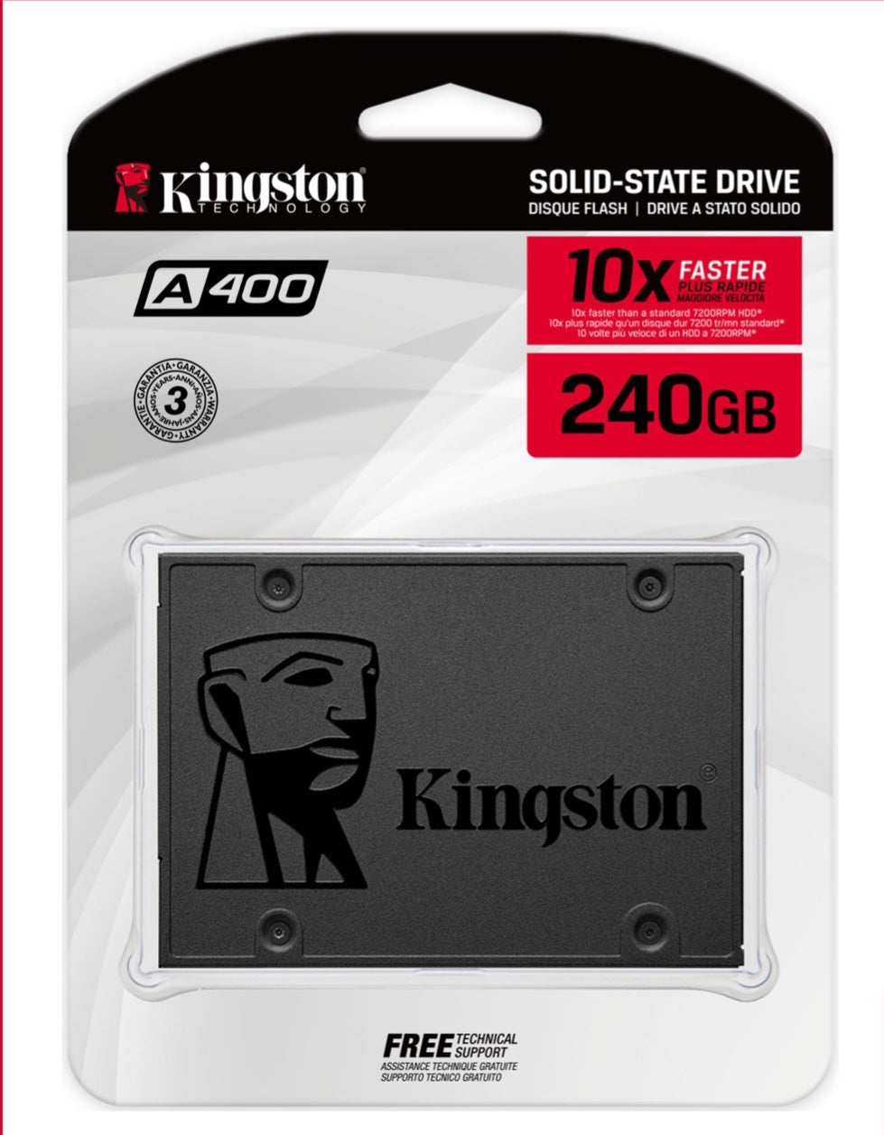 SSD Kingston A400 240GB – Velocità e Affidabilità