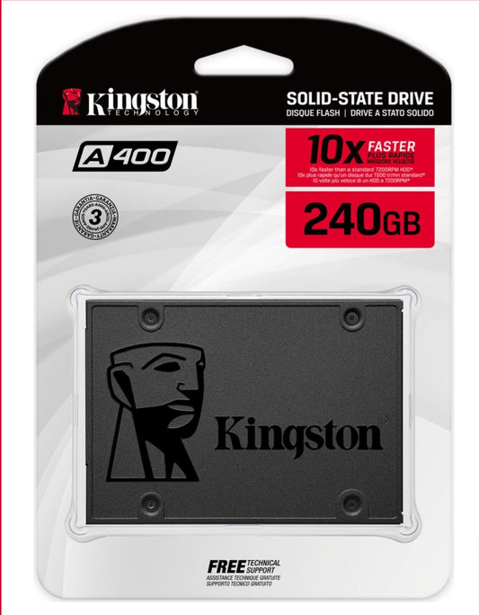 SSD Kingston A400 240GB – Velocità e Affidabilità