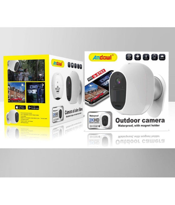 TELECAMERA SORVEGLIANZA IP WIFI IMPERMEABILE VISIONE NOTTURNA HD ESTERNI